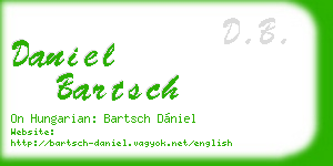 daniel bartsch business card